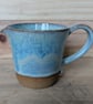 Turquoise green toasted jug
