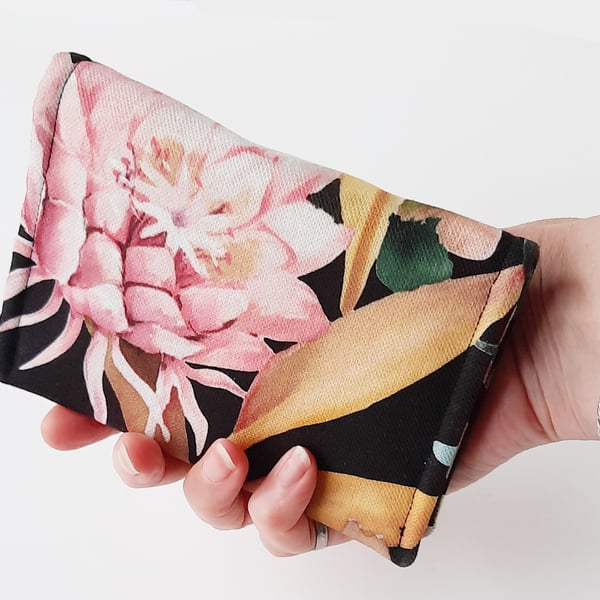 Floral Wallet, Women's Card Wallet - Free P&P