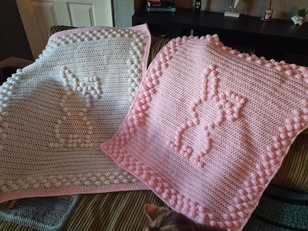 Handmade crochet blanket