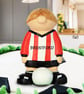 Brentford FC Cake Topper Football Birthday Gift Keepsake Present
