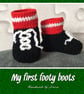 My first footy booties - Image 1