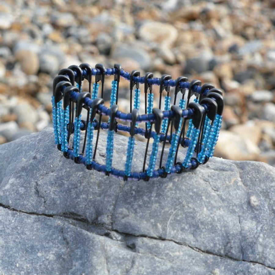 Safety Pin Bracelet Folksy