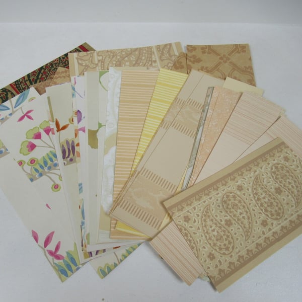 Mixed Small Sanderson Designs White Cream Wallpaper Craft Pack