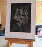 Original Artwork. The Wolf . A4 - Image 2