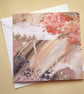 Greetings cards - Blank - Set of 4 Abstract Designs - Brown no 13 - Image 7