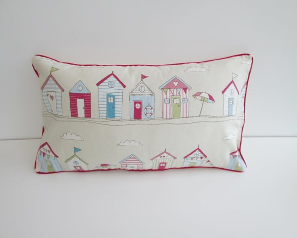 Beach Huts  Cushion 