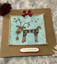 Rudolph The Red Nosed Reindeer Christmas Card. - Image 3