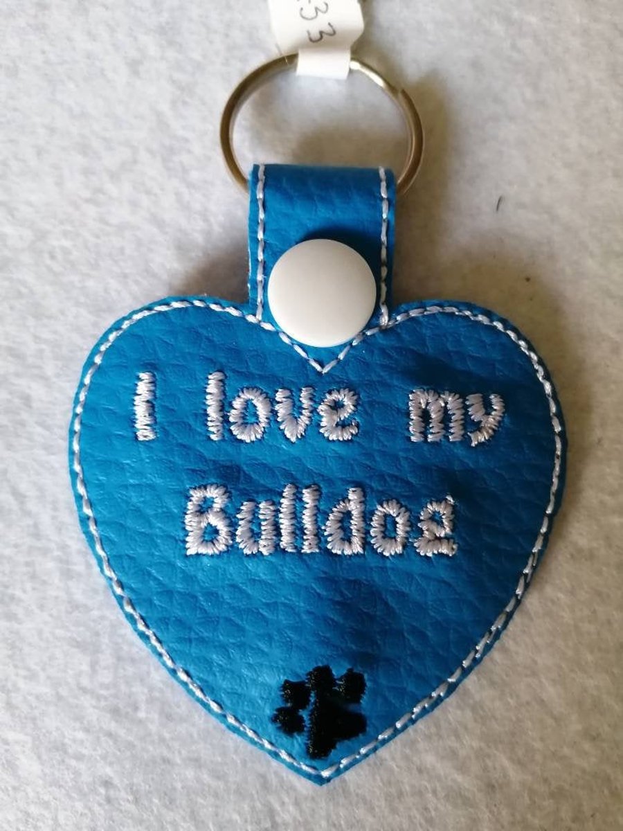 433. I love my Bulldog keyring.