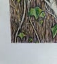 TWISTED IVY STEMS - Colour pencil drawing - Image 3