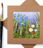 Original Painting - Greetings Card "Countryside Flowers (Ref no 93)