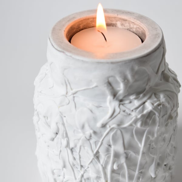 Handmade Tealight Candle Holder
