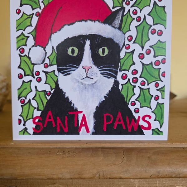 'Santa Paws' pack of 5 Christmas cards