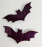 Pink and Black Bat Hair Clips - Image 6