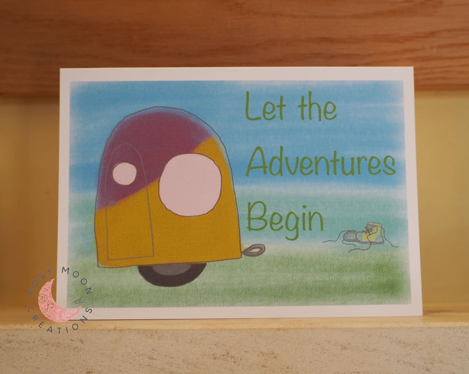Caravan Adventures, Blank Card