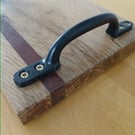 handmade table Centre piece is made from solid oak and mahogany.