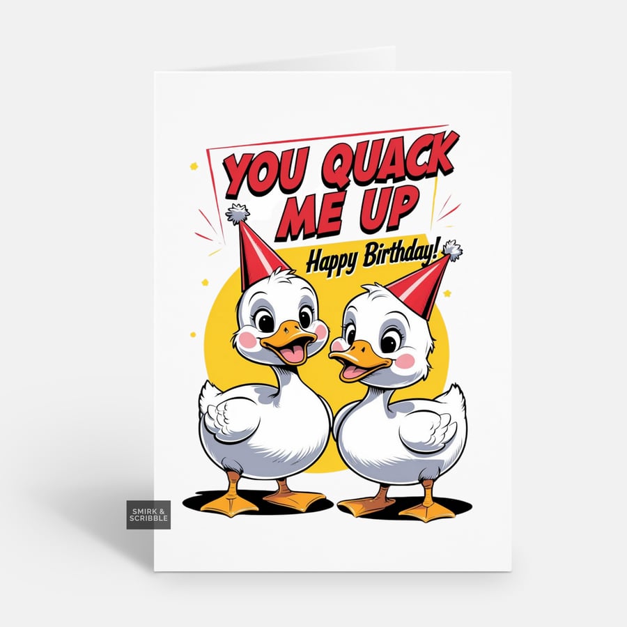 Unique Funny Birthday Card For Him Or Her 