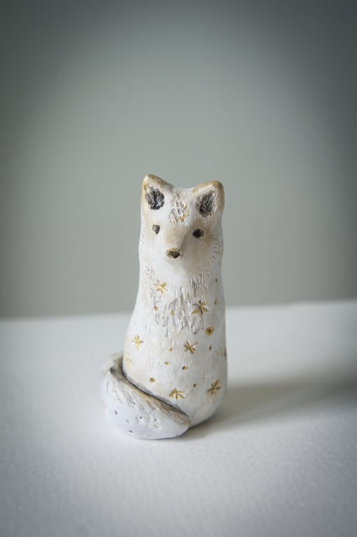 Arctic Fox Sculpture
