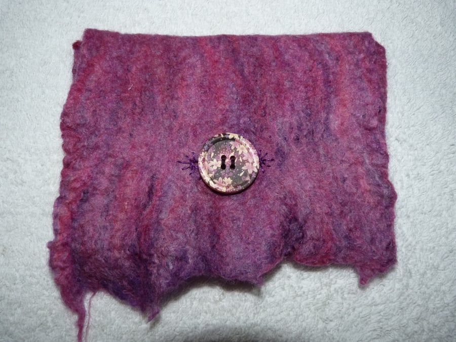 Felt Purse In Pink