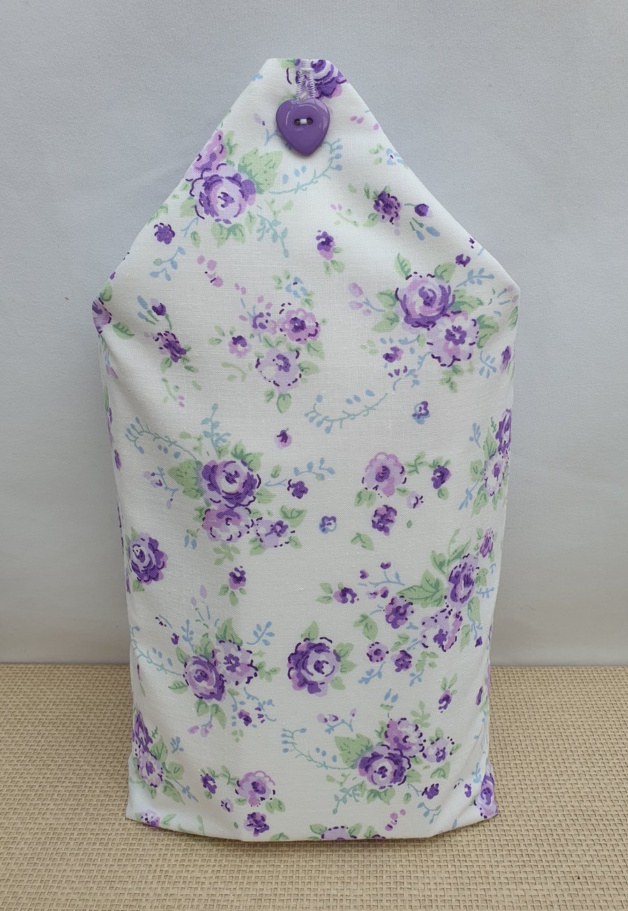 Reusable Fabric Gift Bag, button top