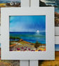 Watercolour Original  Painting Of A Sandy Hiking Trail in the Countryside - Image 1