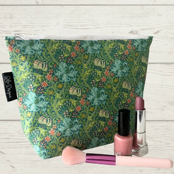makeup bags  William Morris golden lilly
