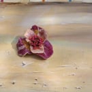 Handmade Felt Wool Flower Brooch