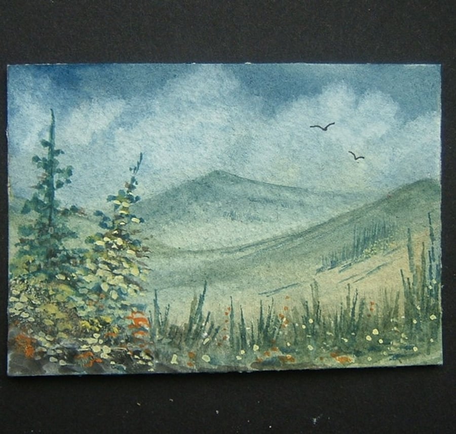 landscape watercolour art painting ref 400