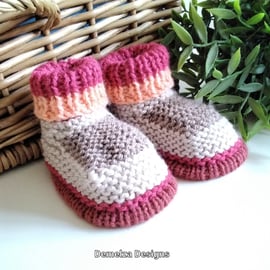 Baby Boy's Booties-Socks 0-6 months size 