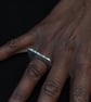 Hammered Sterling Silver Ring - Image 5