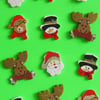 12 Wooden Christmas Shapes
