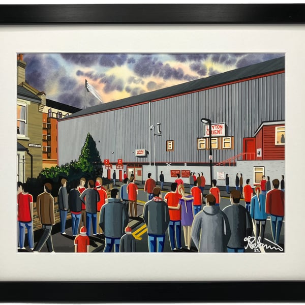 Leyton O. Framed & Unframed Fine Art Print Football Club FC. Orient Stadium Gift