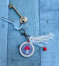 Mushroom Keyring or Bag Charm - Image 4