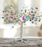 A Wire Rainbow Tree Sculpture