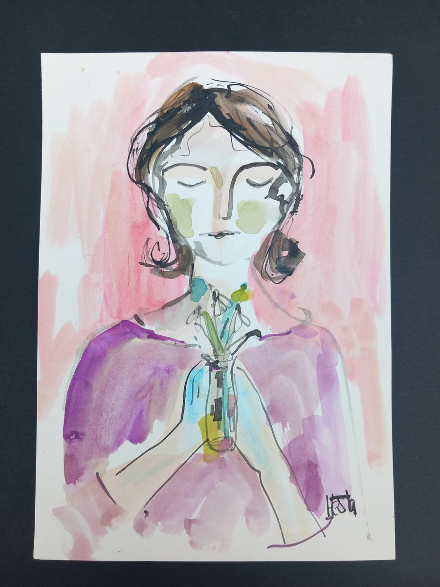 A5 originals snowdrop girl 'sally pinkstring '