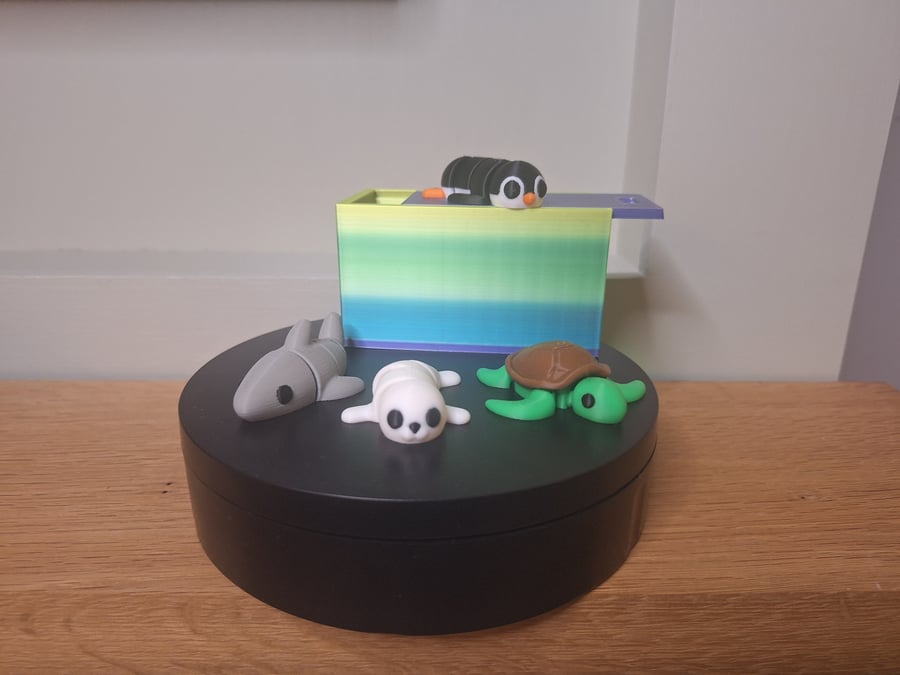 Marine animal box set, 3d printed fidget toys, 