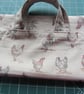 Chicken tote bag, book bag, shopping bag, Christmas chicken gift - Image 2