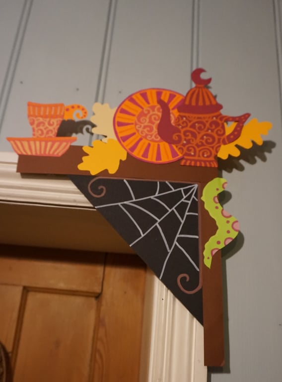 Hand made Halloween or Autumn corner decoration