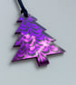 Silver mirrored tree - swirl design - Image 5