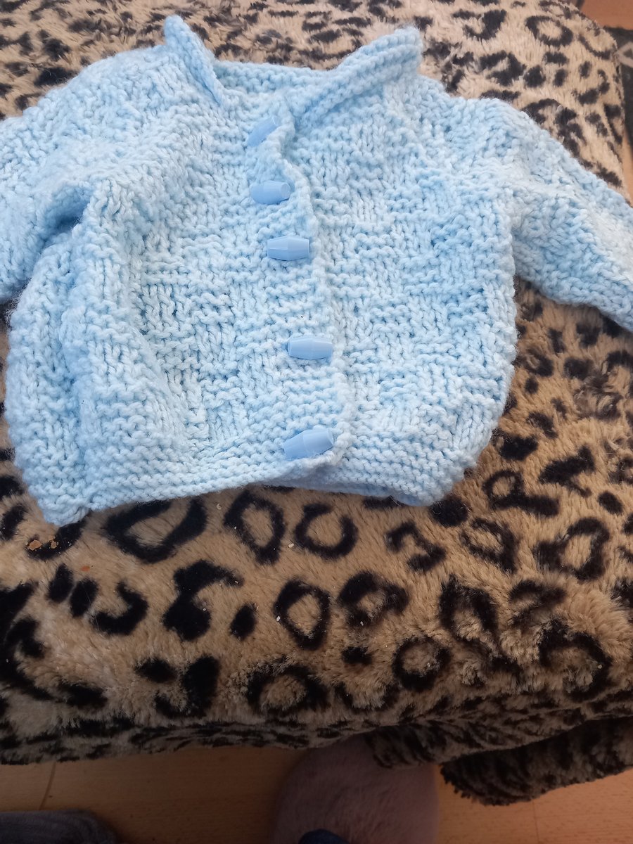 Baby boy blue jacket cardigan