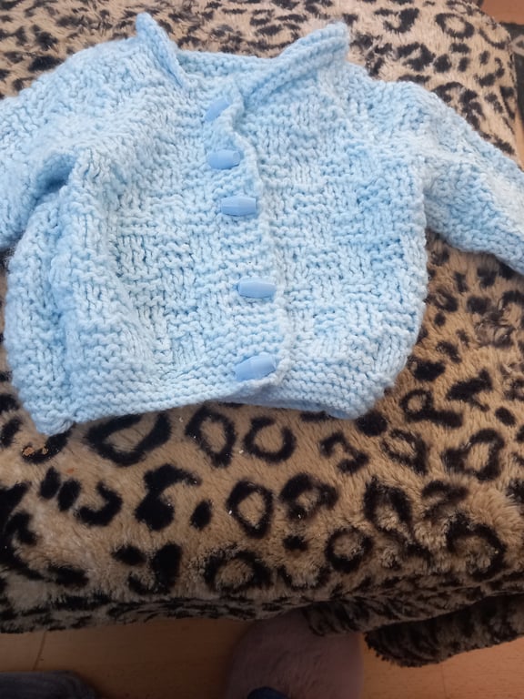 Baby boy blue jacket cardigan