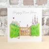 New Home Card Garden Gate