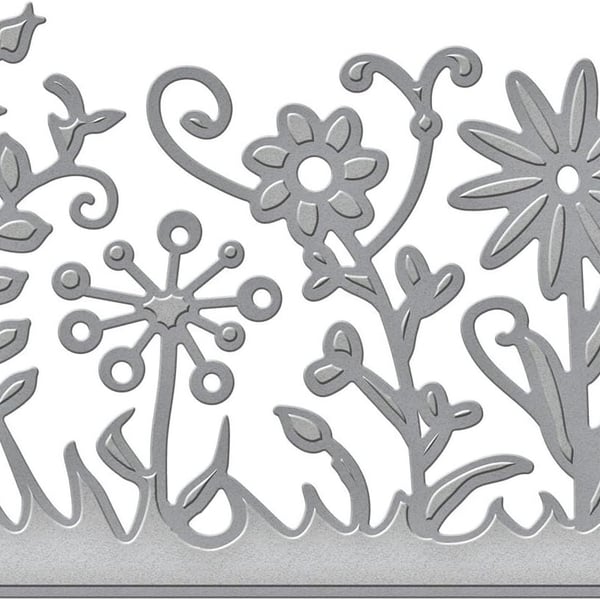Spellbinders Gilded – Piccola Cornice Bumper Iron Cross In Finitura Oro E Argento Antico