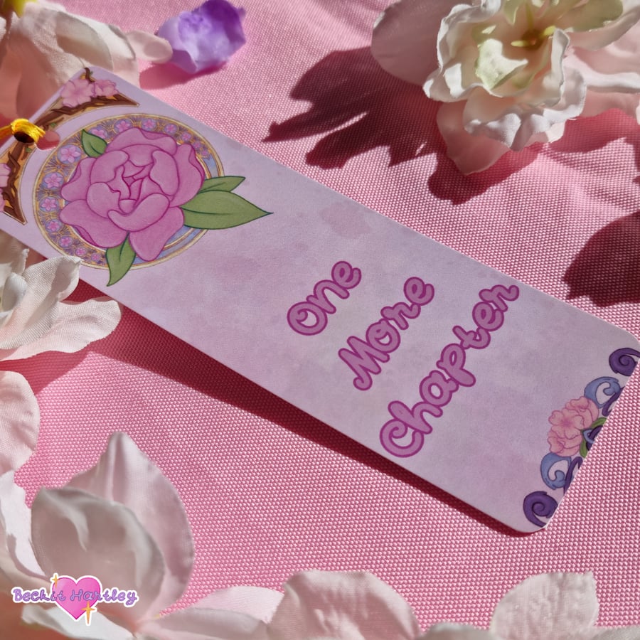 Spring Nouveau Bookmark - Matte Bookmark With Tassel - Reading Accessories