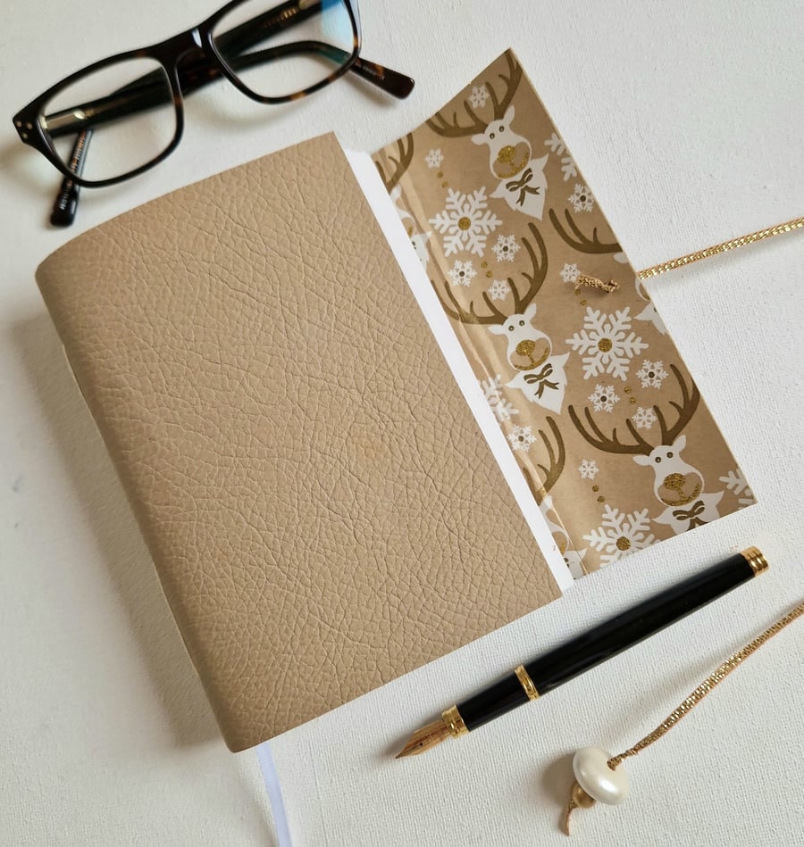 Rudolph Christmas Journal, Christmas Memories or Keepsake, A6