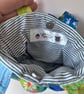 Summer seconds - cute little puff square bag. Fully lined - Image 3