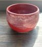 Handmade red bowl