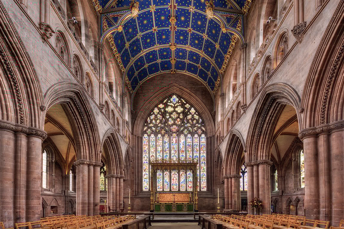 Carlisle Cathedral East window landscape print