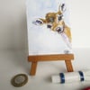 Fawn Deer Original Miniature ACEO painting