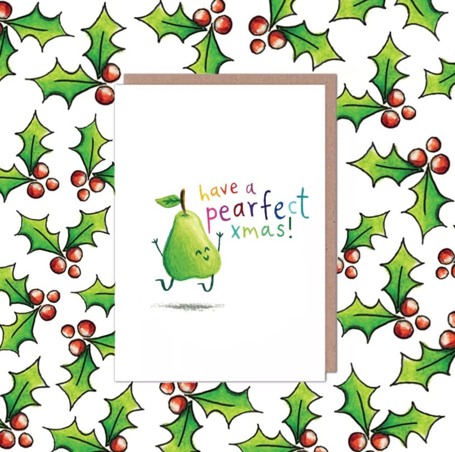 Pearfect Christmas Card