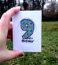 9th Birthday Cross Stitch Card for Boys or Girls - Age 9 Greeting Card - Image 7